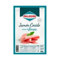 Jamón Cocido Paladini Feteado Fetas Finas 200 Gr
